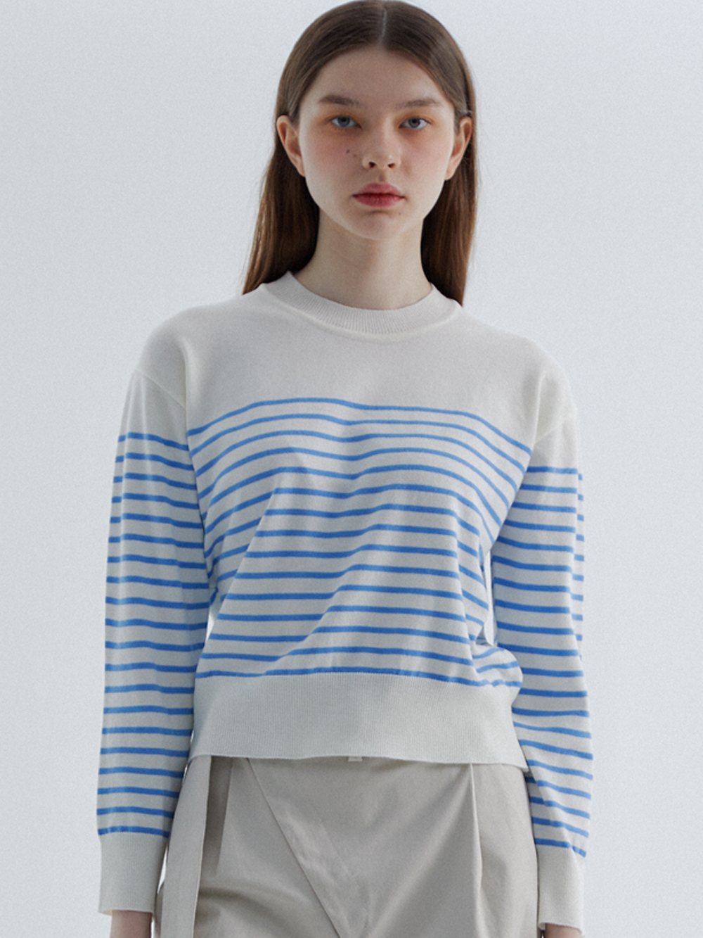 RVS Stripe  Sweater S/Blue