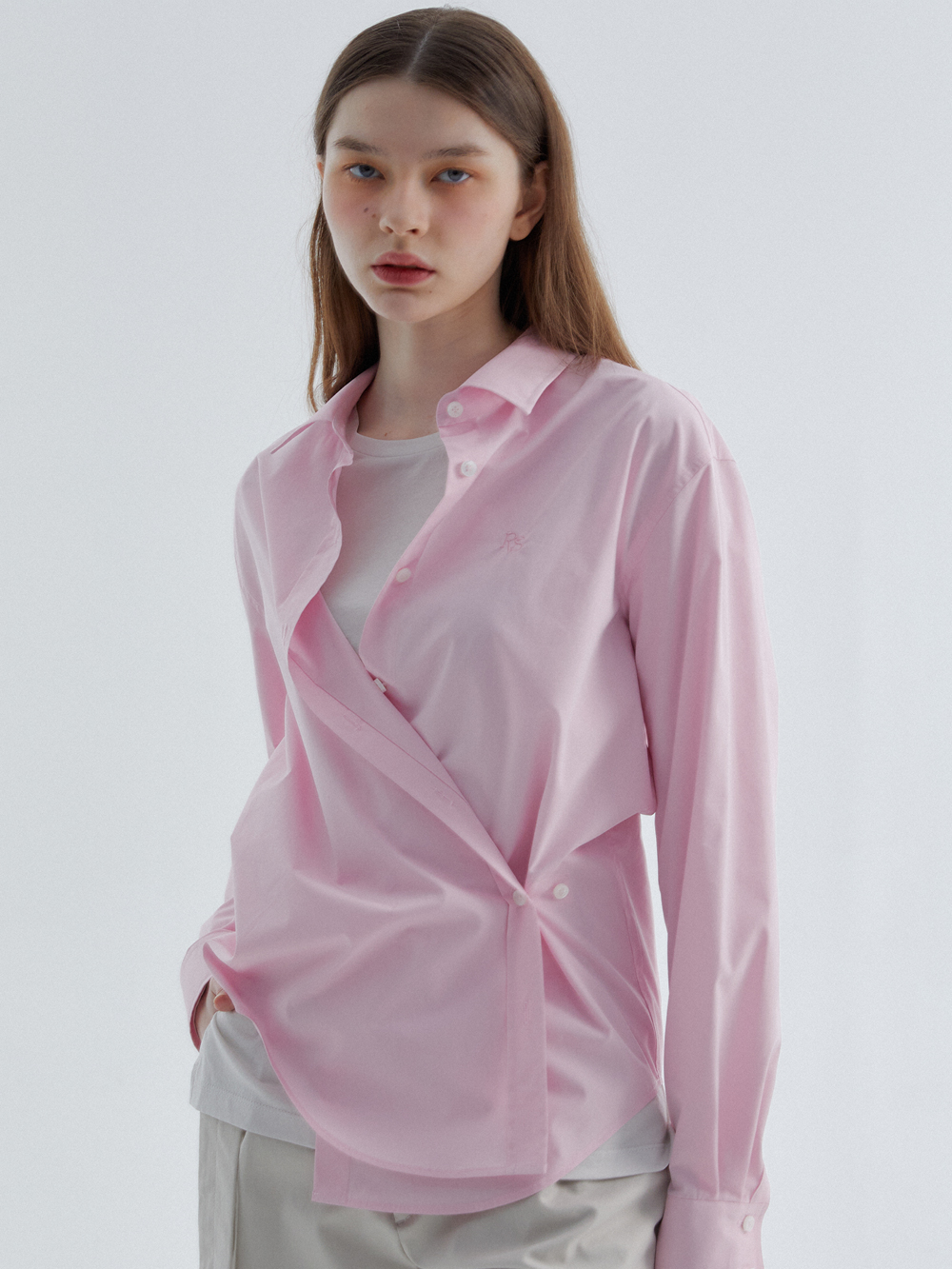 RVS Wrap Shirts Pink