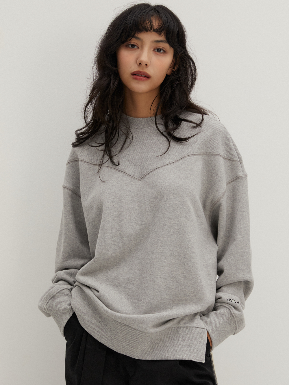 Raverous Slit Sweatshirts M/Grey