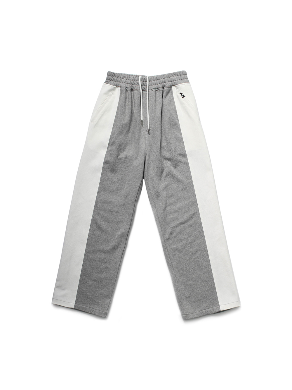 Side Patched Semi-Wide Track Pants