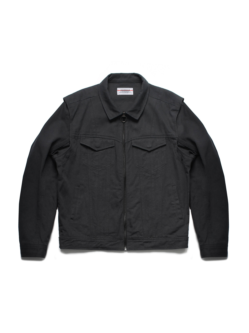 Sleeve Detachable Trucker Jacket