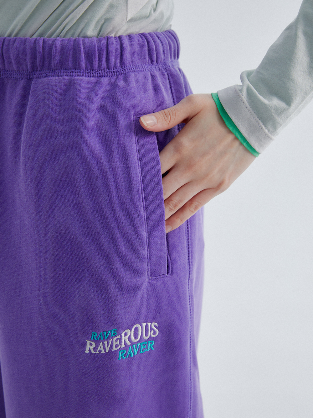 RVS Loose Fit Training Pants Purple